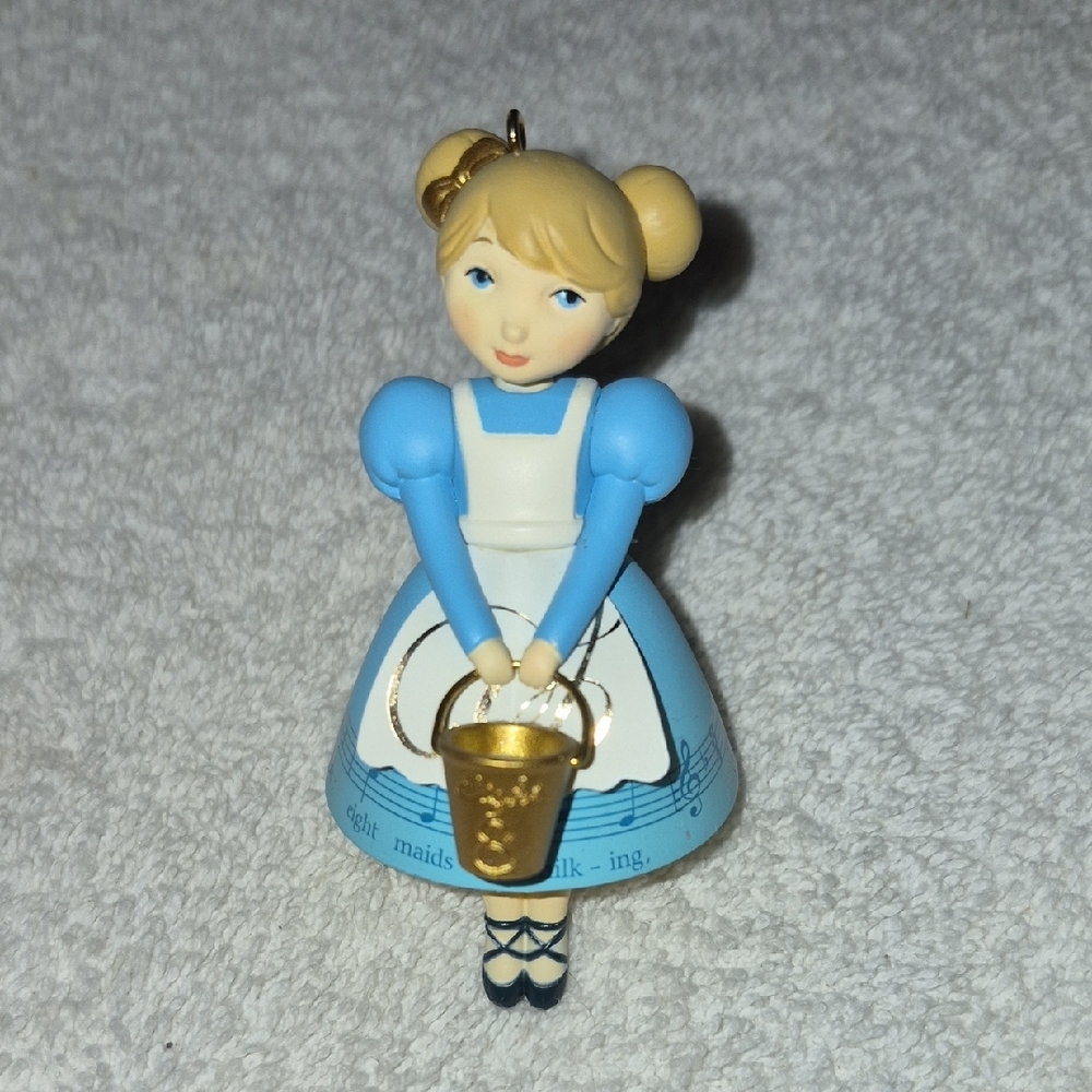 Hallmark Keepsake Ornament with Blue and White Maid - Picture 6 of 7